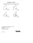 KOHLER K-352-CP Installation Guide