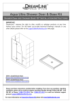 DreamLine DL-6524C-04CL Installation Guide