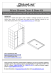 DreamLine DL-6433L-01CL Installation Guide
