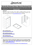 DreamLine DL-6129C-01CL Installation Guide