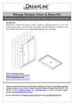 DreamLine DL-6439L-01CL Installation Guide