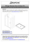 DreamLine DL-6442L-01CL Installation Guide