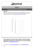 DreamLine DL-6955C-01CL Installation Guide