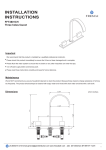 Fresca FFT3801CH Instructions / Assembly