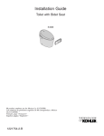 KOHLER K-4026-0 Installation Guide