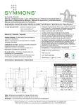 Symmons SLC-8212-STN-RP Installation Guide