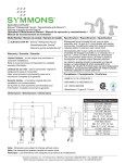 Symmons SLW-8212-STN-RP Installation Guide