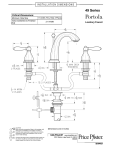 Pfister GT49RP0C Use and Care Manual