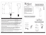 KRAUS KEF-15100CH Installation Guide