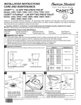 American Standard 2833.128.020 Installation Guide