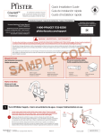 Pfister F-048-COKK Installation Guide