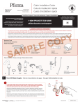 Pfister GT49-GL0K Installation Guide