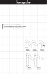 Hansgrohe 31080001 Instructions / Assembly
