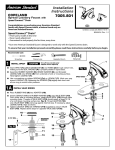 American Standard 7005.801.295 Installation Guide