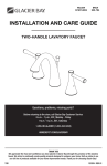 Glacier Bay 67487-6004 Installation Guide