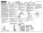 KOHLER K-3828-RA-0 Installation Guide