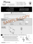 Pfister F-043-LDKK Installation Guide