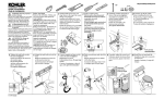 KOHLER K-3987-0 Installation Guide