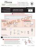 Pfister F-042-VNKK Installation Guide