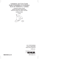 KOHLER K-10215-4-BN Installation Guide