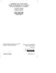 KOHLER K-2354-8-7 Installation Guide