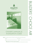 Aquatic 826644779467 Installation Guide