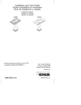 KOHLER K-2345-4-96 Installation Guide