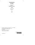 KOHLER K-2222-4-96 Installation Guide