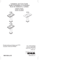 KOHLER K-2238-4-7 Installation Guide
