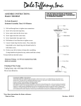 Dale Tiffany TR100365 Instructions / Assembly