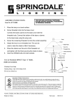 Dale Tiffany STT11005 Instructions / Assembly