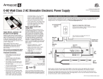 Armacost Lighting DIM12V60-B Installation Guide