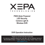XEPA PSD3 Use and Care Manual