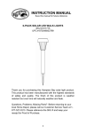 Hampton Bay RPS14P-N1-DB-W6 Instructions / Assembly