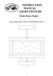 Hampton Bay EC3788OBP Installation Guide