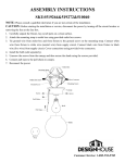 Design House 519264 Instructions / Assembly