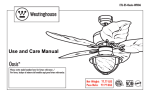 Westinghouse 7861965 Use and Care Manual
