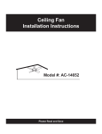 Designers Choice Collection AC14652-CBRZ Installation Guide