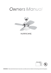Yosemite Home Decor HURRICANE-ORB Instructions / Assembly