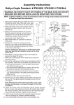 Laura Ashley PXC233 Instructions / Assembly