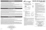 Malibu 8517-3503-01 Instructions / Assembly