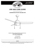 Hampton Bay YG419-NI Instructions / Assembly