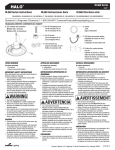 Halo RL560SN6827 Instructions / Assembly