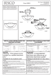 JESCO Lighting WS601 Installation Guide