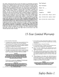 Hampton Bay HL52QV-P-3LC14 Use and Care Manual