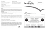 Sea Gull Lighting 31105BLE-72 Installation Guide