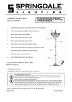 Dale Tiffany FTR10014 Instructions / Assembly