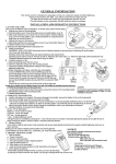 AireRyder X-RC6593 Instructions / Assembly