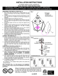 the great outdoors by Minka Lavery 72425-212 Instructions / Assembly
