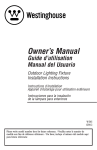 Westinghouse 6230200 Installation Guide